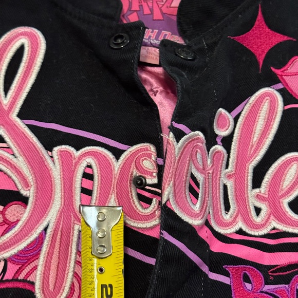 Vintage Y2K Bratz Dolls Spoil Brat JH Design Girls L 9-10 Retro Cartoon Jacket - Picture 8 of 8